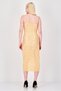 Women Floral Print Midi Dress, Orange - 4