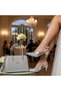 Women's Evening Dress, Heeled Shoes and Bag 3-Piece Premium Set – Stylish Wedding and Engagement Combination with 2 Bags - 6