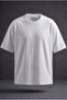 Unisex White Crew Neck 100% Cotton Premium Quality Oversize T-Shirt (T-Shirt)