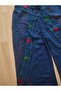 Cotton Viscose, Elastic Waist, Authentic, Ethnic, Bohemian, Covered Shalwar Trousers - 3