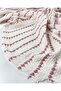 Knitted Fabric in Ecru Pink Colors 180X350Cm