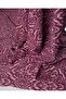 Burgundy Pink Patterned Wrinkled Jersey Fabric Width: 160cm - 3