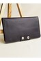 Genuine Leather Purple Portfolio Long Women's Wallet with 10 Card & Phone & Passport Holder Compartments - 3