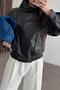 New Season Zr Stand Collar Women's Leather Jacket - 4