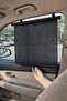Car Windshield Sunshade Curtain Automatic Roller Set of 2 36X45 cm Uv Protector - 2