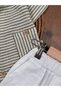 3-Piece Summer Baby Boy Set with Safari Hat, Striped Muslin Shorts with Pocket Detail - 5