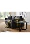Wilhem Glass Coffee Table - Clear/Black - 2