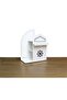 Zahwa Open Shelves Storage With Led Lights |pace Saving End Table | L60xW35.8xH81cm-White - 2