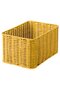 DJURTRÄNARE Basket, dark yellow, 18 x 25 x 14 cm