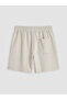 Vizyon New Season Soft Touch Women's Shorts with Elastic Waist - 4