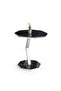 Octagon Side Table - Black/Silver - 6