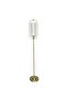 Glass Glow Metal Floor Lamp ML256242 D25x160cm Gold E27 - 6