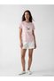 Nevavm Farkıyla Lcw Everyday Pink Oval Neck Butterfly Printed Women's T-Shirt - S6Ng99Z8-Fwj - 2