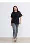 Alita City Women's T-Shirt with Stitching Detail in Contrast, 100% Cotton - 2