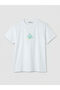 Nevavm Farkıyla Xside White Oval Neck Embroidered Women's T-Shirt - S6Q468Z8-Q6K