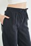 Elastic Waist Pocket Palazzo Trousers - 5