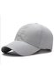 Gray Unisex Sports Hat Breathable Anti-Sweat Adjustable Casual Baseball Cap - 2