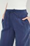Elastic Waist Pocket Palazzo Trousers - 5