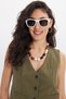 Women's Slim Fit 100% Cotton V-Neck Double Pocket Khaki Vest Trousers Set - 4