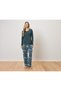 Women's Pajama Set with Floral Print - 3