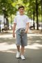 Boy's Blue Jean Capri Shorts Elastic Waist Summer Denim Capri - 4