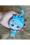 2 in 1 Cute Anime Girl Children's Hanging Mirror Keychain Bag Accessory Ornament Blue - 3