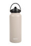 Steel Flask with Flip-Top Straw and Carrying Handle 960 ml Beige – Durable and Stylish Water Bottle - 3
