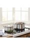 Tri-Ply Stainless Steel Handi with Stainless Steel Lid, 28cm (8.5 L) - 7