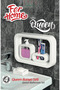 Queen Bathroom Set of 4 – Liquid Soap Dispenser, Toothbrush Holder, Solid Soap Dispenser, Modern Frame |   Bathroom&Sink
