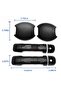 FJ Cruiser 2007-2022 Exterior Doors Gate Handle Panel Cover Trim Frame Sticker Accessories - 4