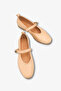 Meise Women's Genuine Leather Ballerinas - Nude - 3