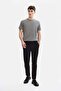 Dark Gray Regular Fit Crew Neck T-Shirt - 3