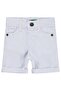 Gabardin 6-24 Months Shorts - White