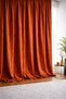 Velvet Chenille Extra Foam Single Wing Living Room Living Room Background Curtain Tile - 3