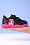 Black Pink Cute Anime Printed Girls' Sneakers with Sneaker Tape - 2