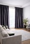 Velvet Chenille Extra Foam Single Wing Living Room Living Room Background Curtain Anthracite - 2