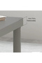 2 Layer Minimalist Square Coffee Table for Bedroom and Living Room 40 x 40cm - 3