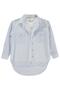 Double Pocket Striped Shirt for 10-13 Years Old - Blue
