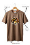 Unisex Fisherman Carp Fish Printed 100% Cotton Crew Neck Basic T-Shirt