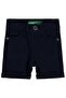 Gabardine 6-24 Months Shorts - Navy Blue