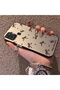 Samsung Galaxy A21S Compatible High-Quality Brown Bow and Dot Printed Case