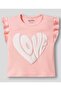 Flutter Sleeves Text & Heart Printed T-shirts (Pack of 5) - Multicolor - 8