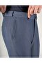 Slim Fit Bel Detailed Trousers Indigo T20008-13 - 2