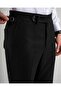Slim Fit Bel Detailed Trousers Black T14821 - 5