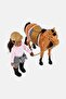Chanda Cinnamon Fashionable Horse And Doll Set - 2