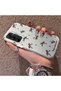 Samsung Galaxy A35 Compatible High-Quality Brown Bow and Dot Printed Case