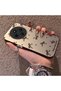 Redmi A4 Compatible High Quality Brown Bow and Dot Printed Case