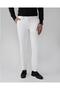 Slim Fit Bel Detailed Trousers White T13954