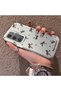 Samsung Galaxy S24 Compatible High-Quality Brown Bow and Dot Printed Case