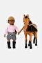 Chanda Cinnamon Fashionable Horse And Doll Set - 5